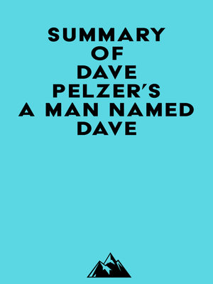 cover image of Summary of Dave Pelzer's a Man Named Dave